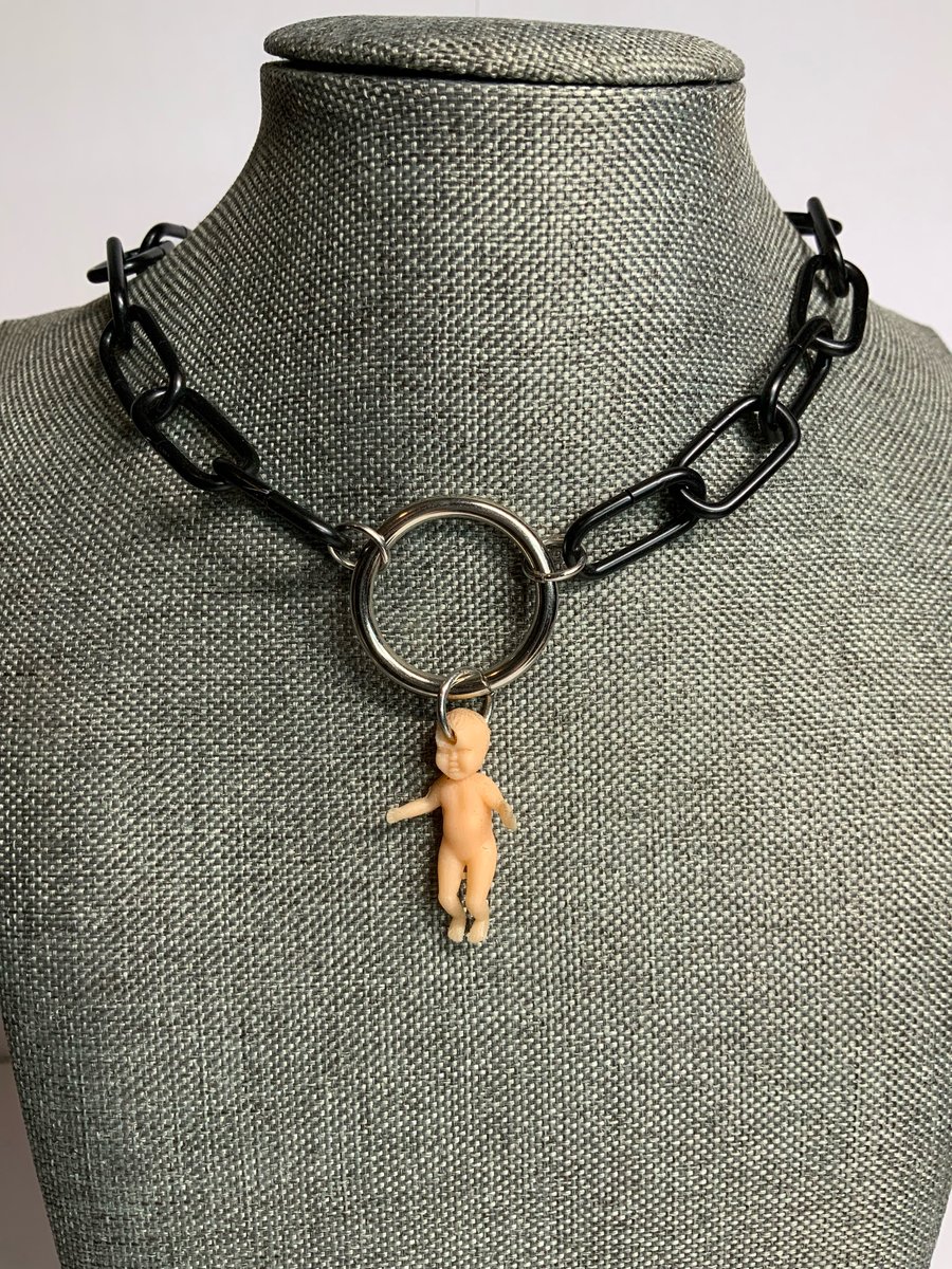 Image of Vintage Tiny Baby O-Ring Necklace