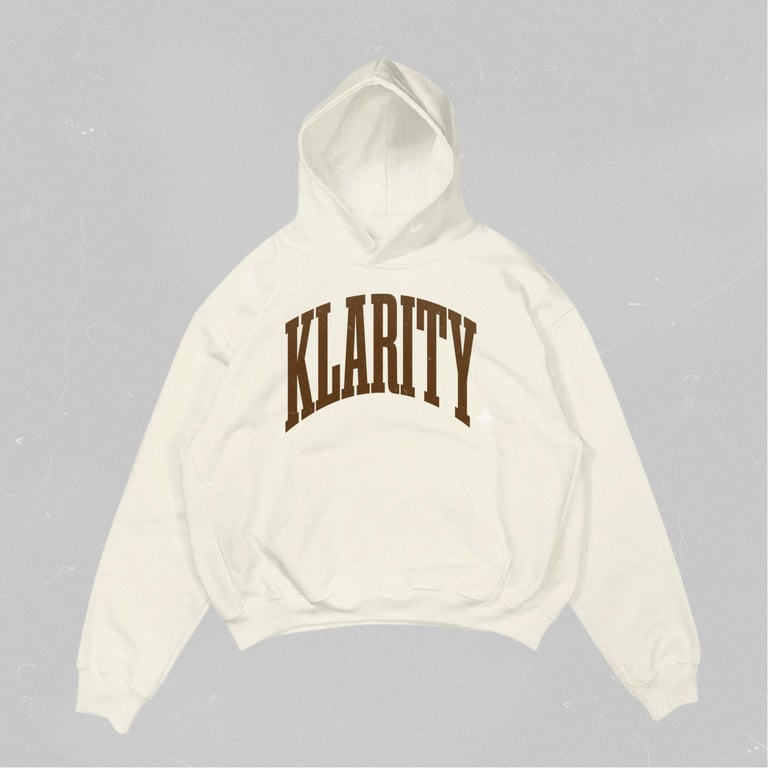 ENLIGHTENMENT CREAM HOODIE.