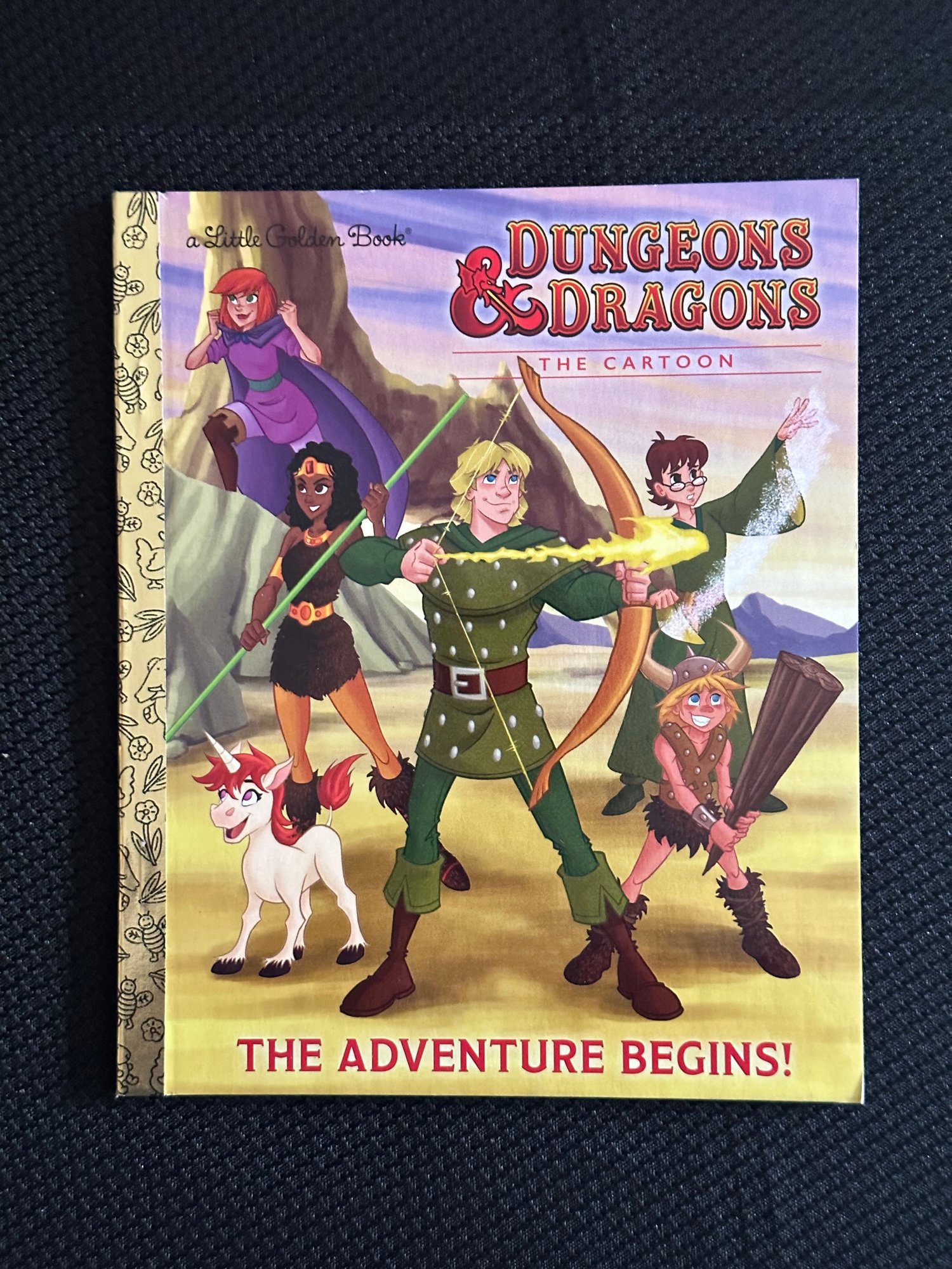 Dungeons and Dragons The Adventure Begins Little Golden Book