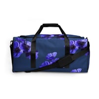 Image 2 of PURPLE FLOWERS Duffle bag