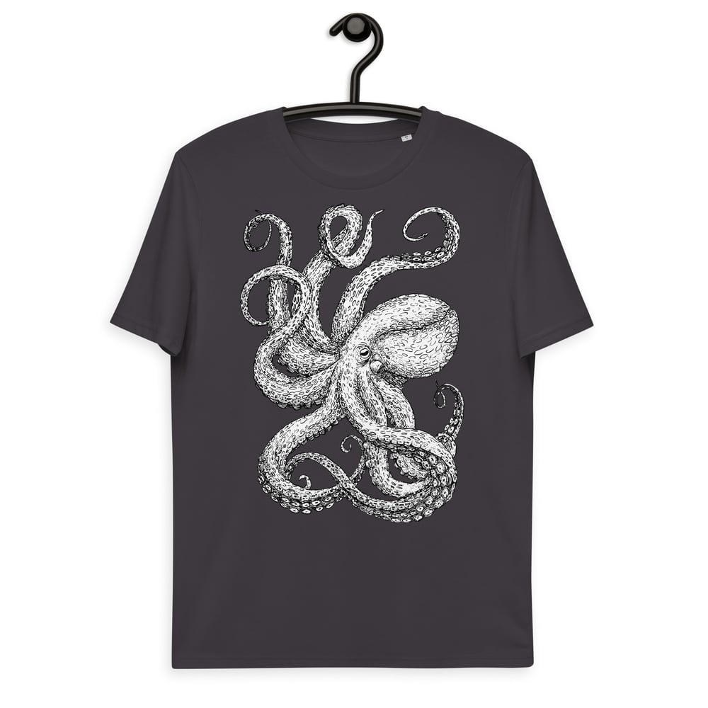 Unisex organic cotton t-shirt: Octopus
