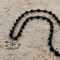Image 1 of Spider Web Necklace