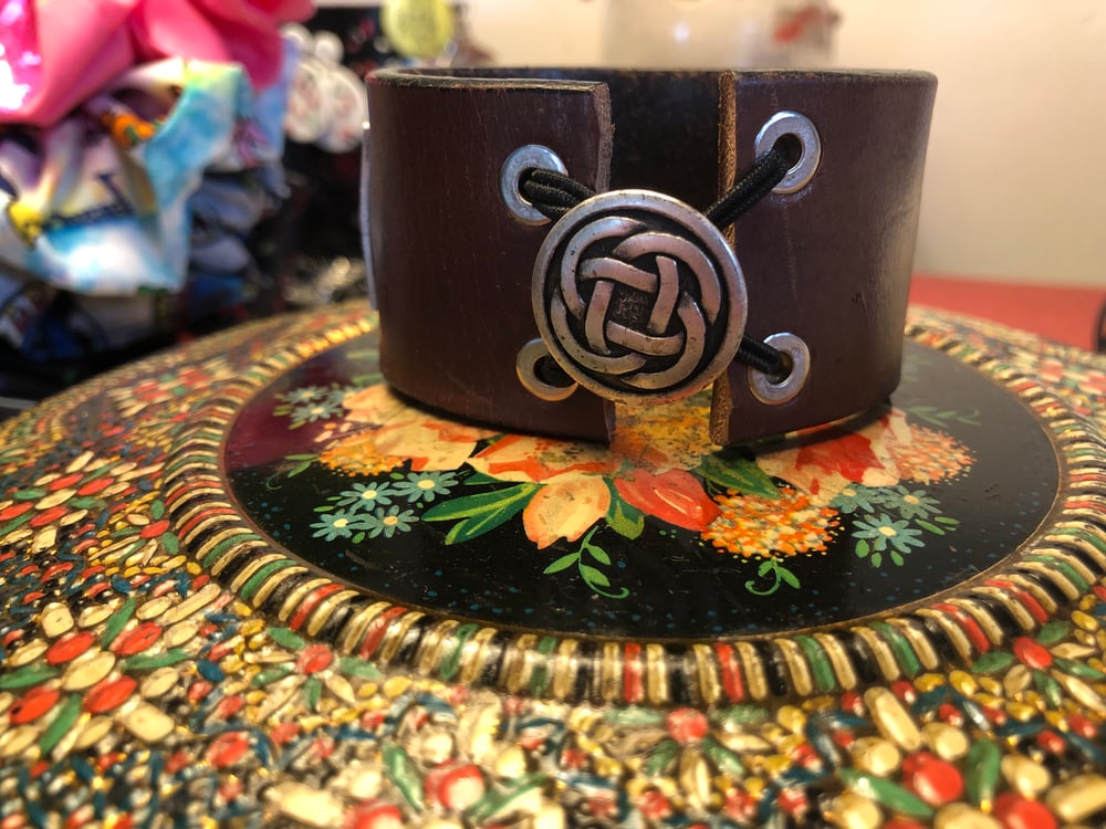 “Beware for I am fearless, and therefore powerful.” QUOTEABLES UPcycled/Reclaimed leather cuff