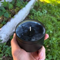 Image 2 of Black Flame Candle