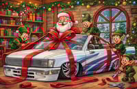 Santa 24”x36” banner