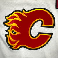 Image 4 of 1998 CCM NHL Jersey Calgary Flames Theo Fleury White Pedestal Sz. XL Vintage