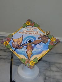 Image 1 of Moana Princess Glam Graduation Cap copy