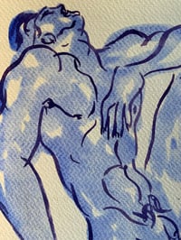 Image 2 of Watercolour ~ Blue Boys XV
