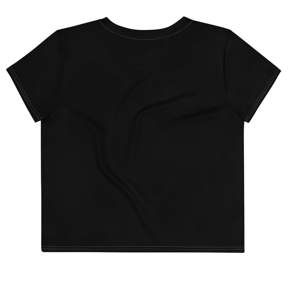 ZEN EXP - “I <3 K-Pop” All-Over Print Crop Tee