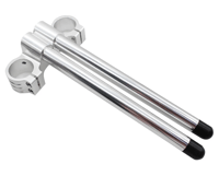 Image 3 of 35mm Clip On CNC Adjustable Handkebars w/ 1" Rise 