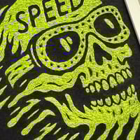 Image 3 of Speeeeed Skull Embroidery