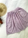 Ready Made Pastel Gingham Laura Skirt with Free Postage 