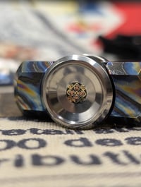 Image 10 of Pre-order Custom Tungsten Button 3SD w/ Mosaic Pin Inlaid