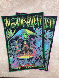 Image 1 of Official Atomic Witch - “Crypt of Sleepless Malice”  Backpatch