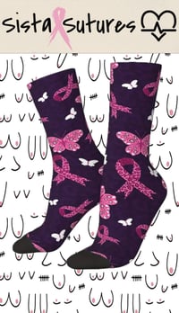 Image 7 of Breast Cancer Socks