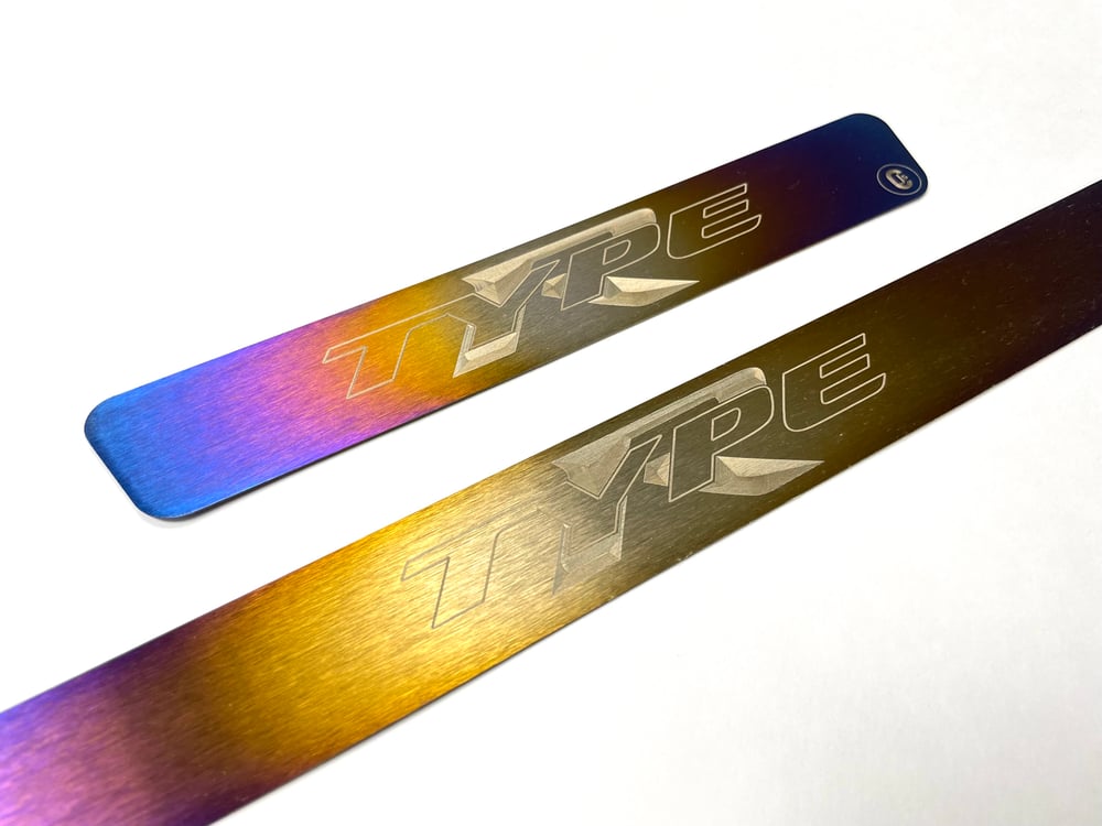 Honda Civic Type R FK8 and FL5 titanium door sills