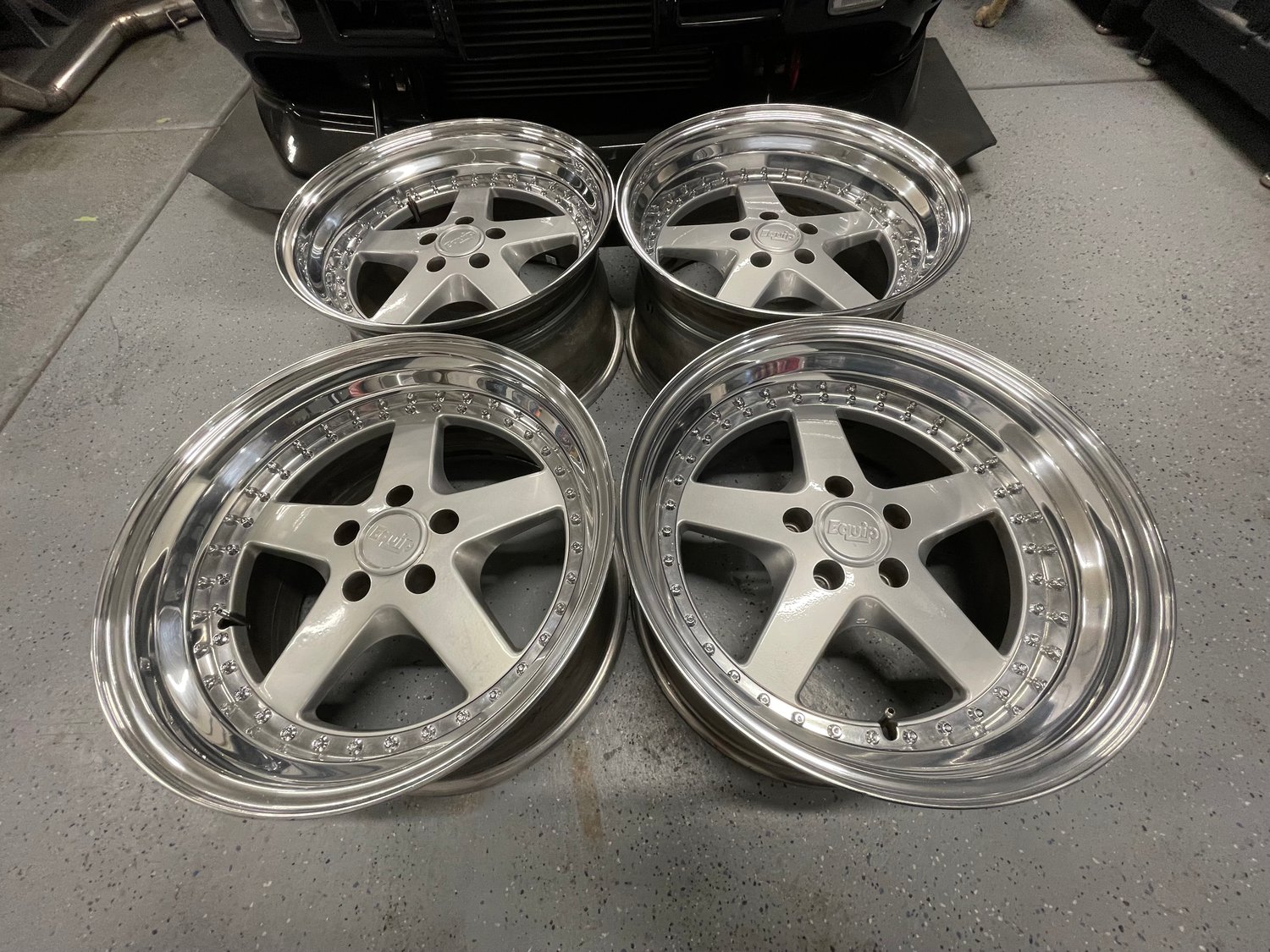 Image of Work Equip 05 3 pc. Stelip Wheels 5x114.3 F: 18x10.5 +17 R: 18x10.5 +7
