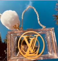 Image 2 of  LV Clear Clutch Purse 