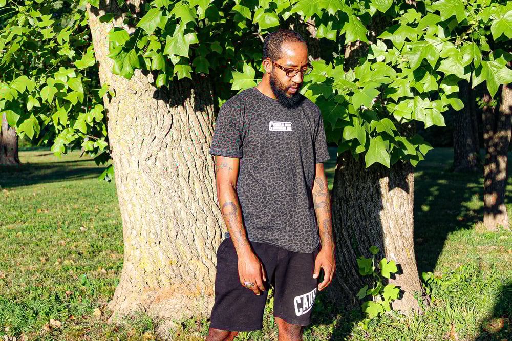 Cauhz™️ Black Leopard Print Tee