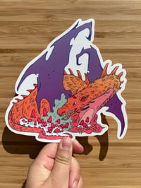 Image 1 of Fall Dragon Large Sticker