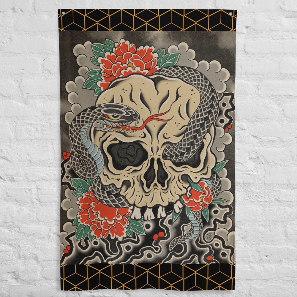 Samsara wall hanging flag