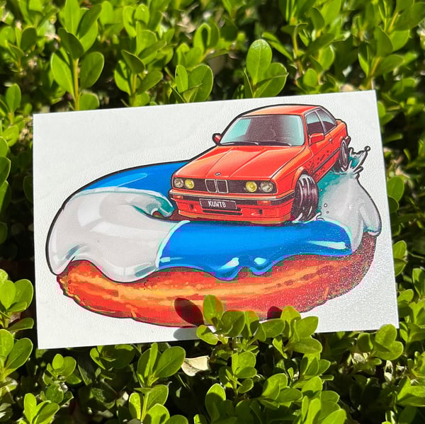 Image of Bavarian Kreme Logo Donut Decal