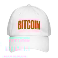 Image 1 of The Bitcoin • White • Under Armour® dad hat