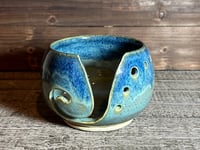 Image 1 of Yarn bowl in blue 