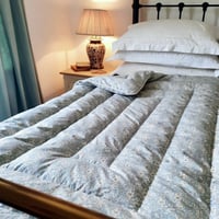 Image 2 of Made to Order - Duck Egg Floral Eiderdown