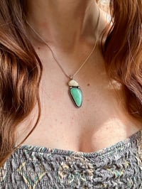 Image 4 of Elk Ivory Variscite Necklace