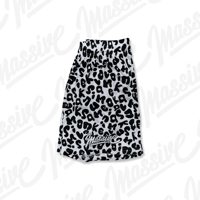 Image 4 of Letter’d Print Mesh Shorts - WHITE