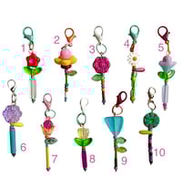 Flower Zipper Pull - you pick D