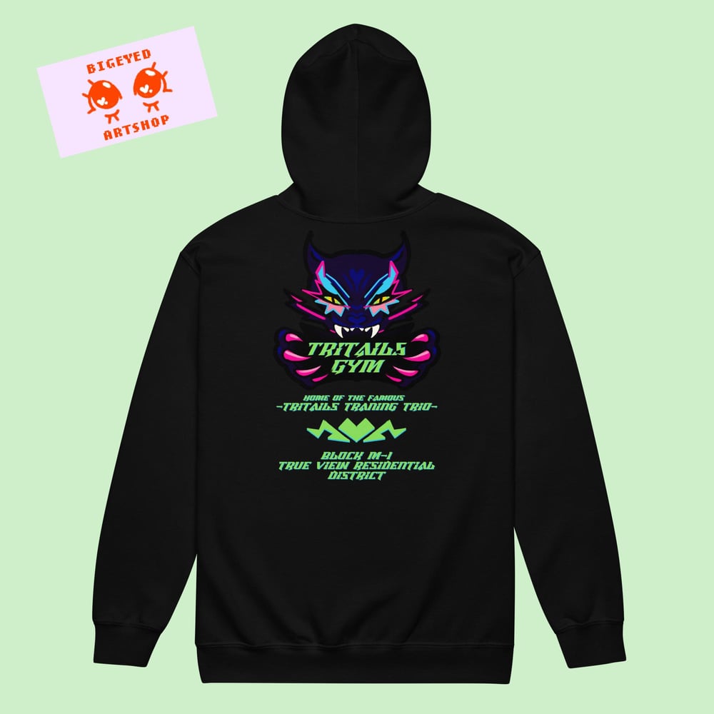 Image of TRITAILS GYM ZIP UP HOODIE