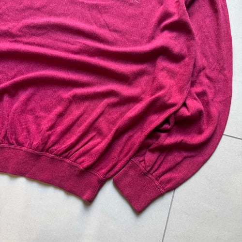 Image of 2000s Burberry London 1/4 Zip Up Sweatshirt, Size Large