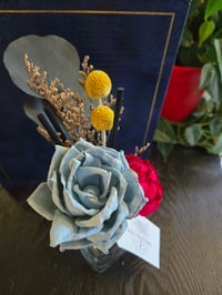 Image 3 of Rustic Blue Rose and Roped Peony