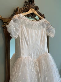 Image 10 of 1950s Princess Lace Ballgown 