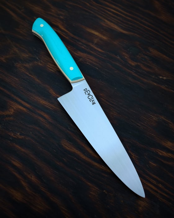 Image of 6” Petty Chef - TURQUOISE/IVORY
