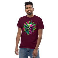 Image 3 of Weed skull 2 Unisex classic tee