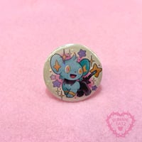 Image 2 of Small Glitter Pokemon Button Badge 