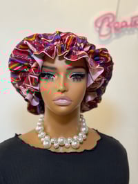 Image 5 of Double Layer Satin Hair Bonnet