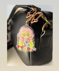 Image 1 of Chibi M Keychain / Epoxy / Holographic 