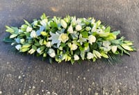 Image 4 of Lily and rose coffin spray 