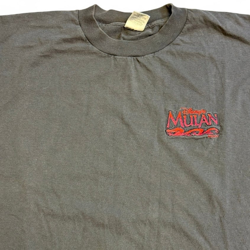 Image of 1990s Disney Mulan Embroidered Promo Long Sleeve Tee (XL)