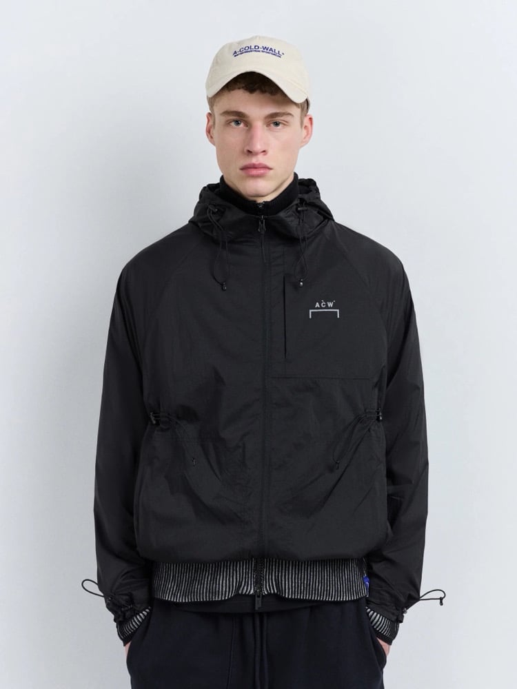 Image of A COLD WALL BALFRON HOODED JACKET ONYX