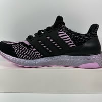 Image 8 of ADIDAS ULTRABOOST 5.0 DNA BLACK ALMOST PINK WOMENS RUNNING SHOES SIZE 9 LILAC PRIMEKNIT NEW