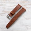 20mm Corfam Style Strap - Sienna