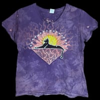 Image 1 of LARGE Ladies cat V-neck