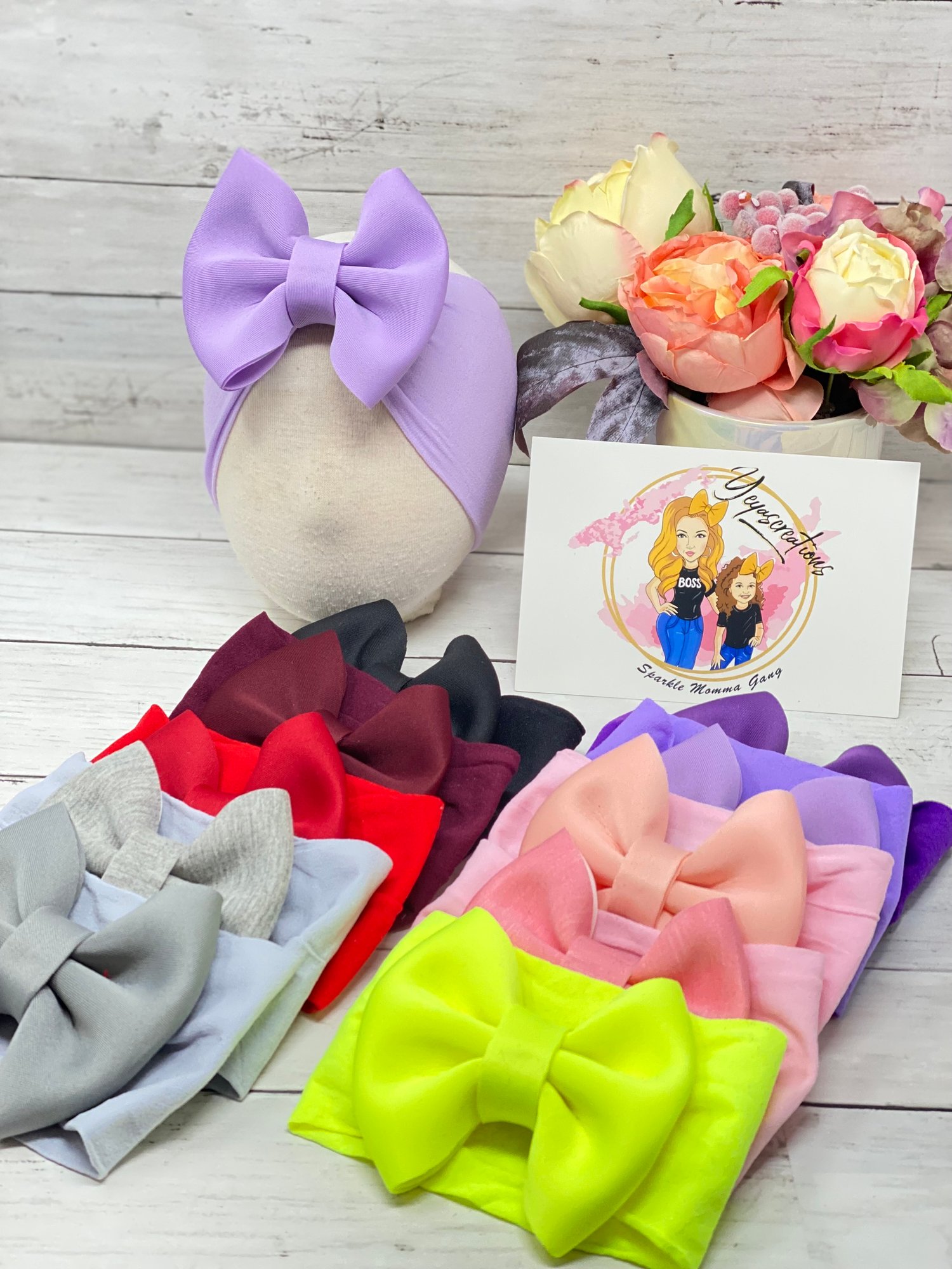 Image of Tiny Classic marshmallow headbands 