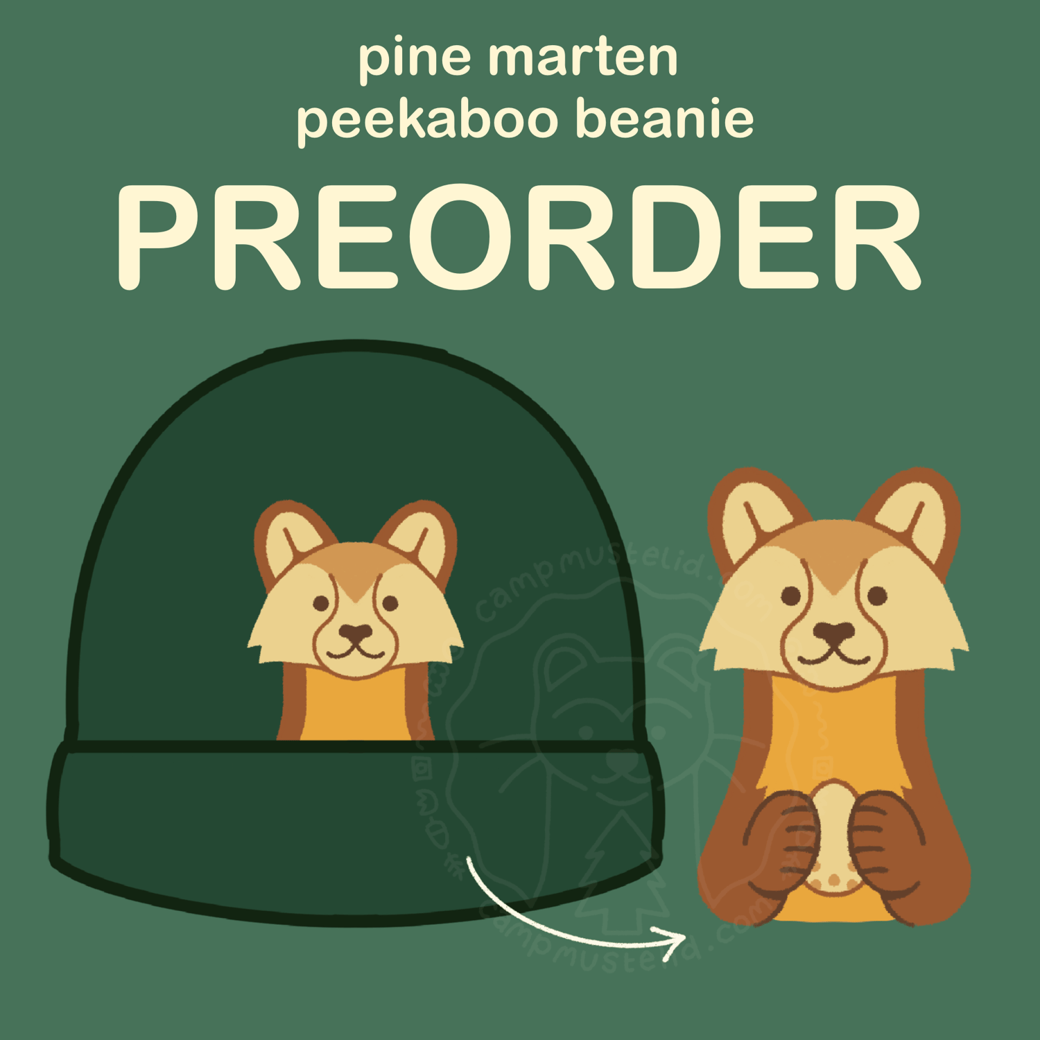 Marten Peekaboo Beanie *PREORDER*