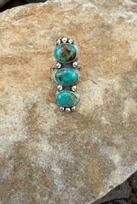 Image 1 of Ceremonial Kingman Crawler Ring